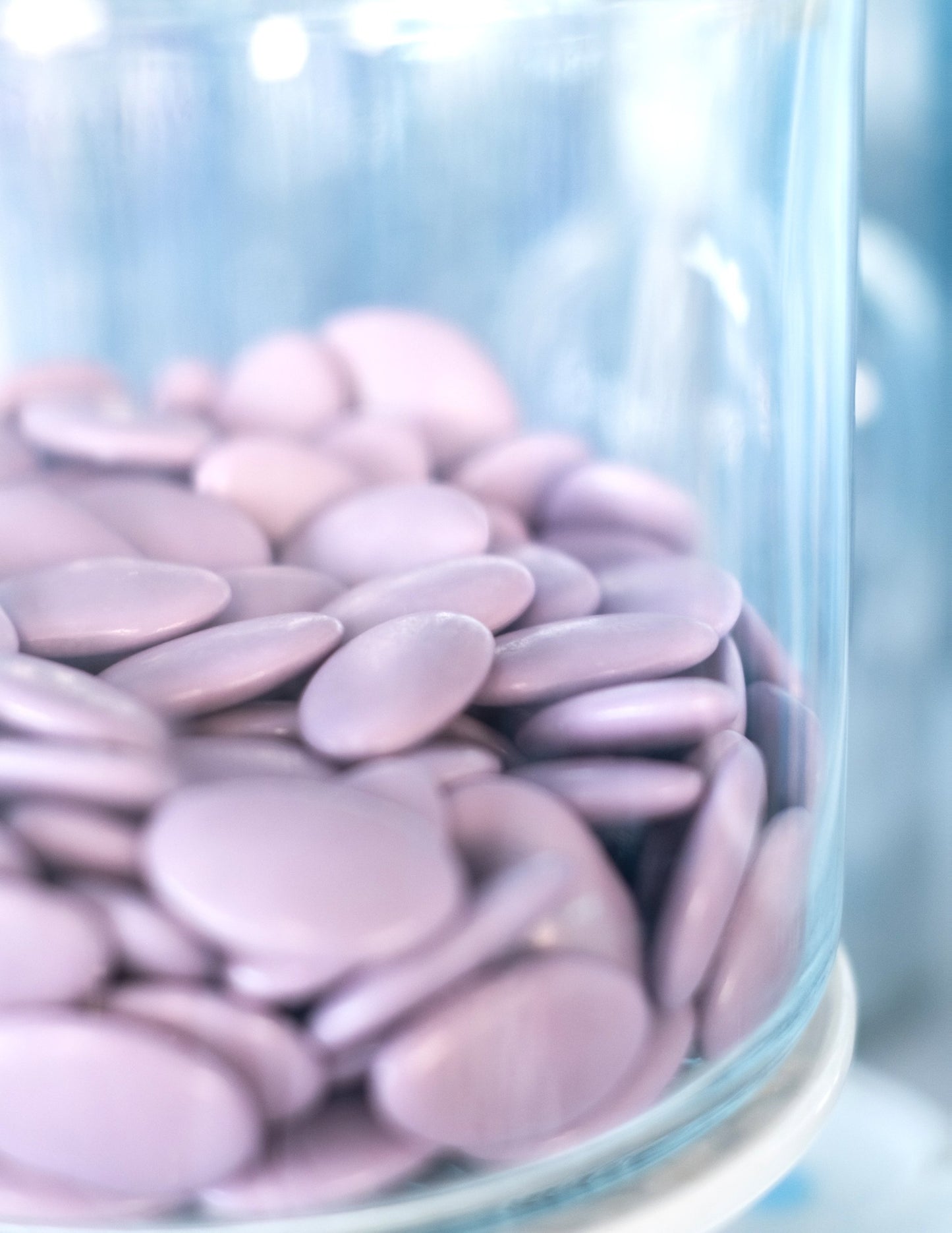 Čokoládové dražé v barvě šeříku 500 g na první přijímání 