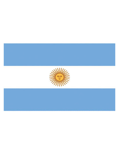 Argentinská vlajka z látky 150 x 90 cm 