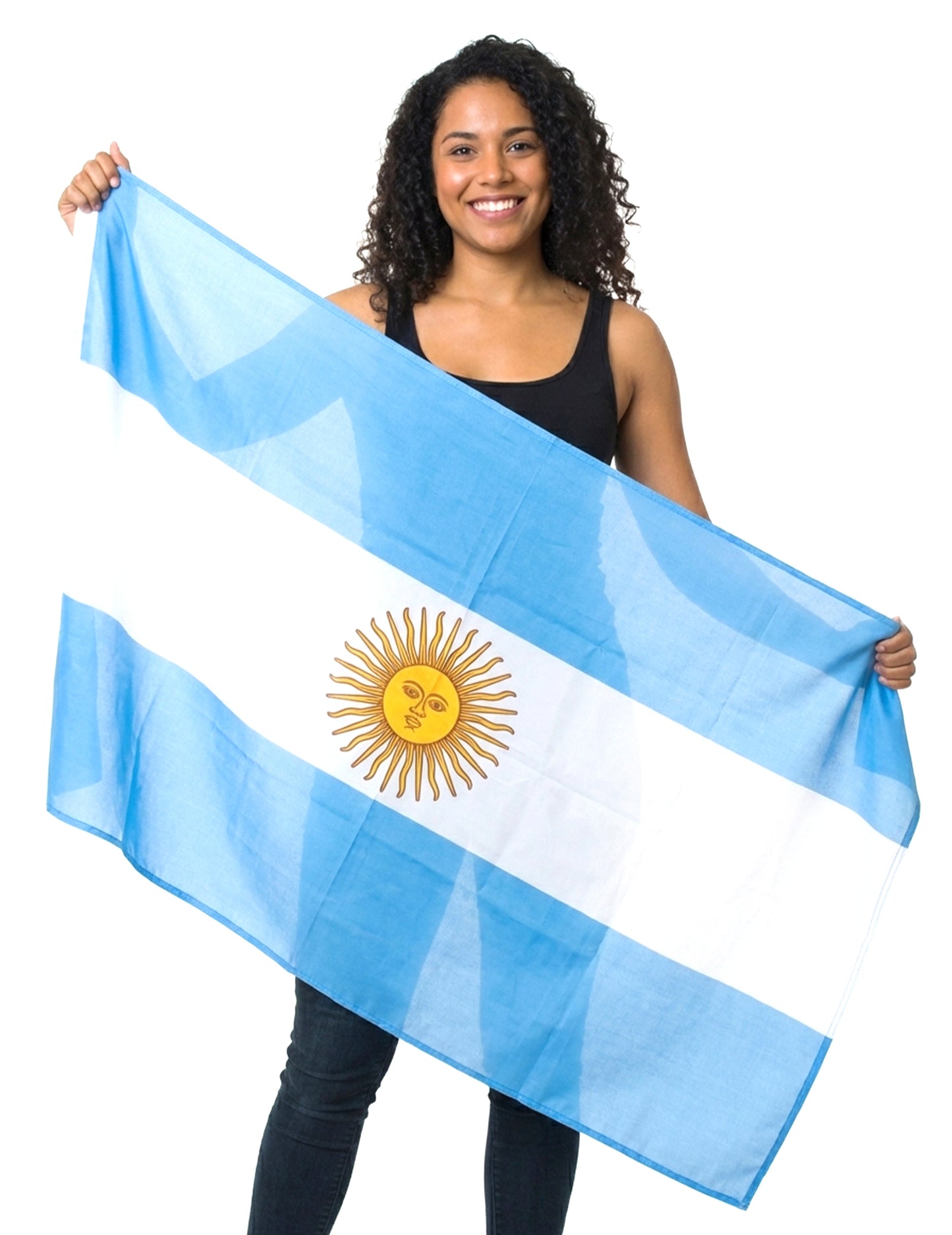 Argentinská vlajka z látky 150 x 90 cm 