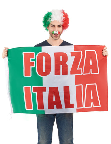 Fandovská vlajka Itálie Forza Italia 70 x 90 cm 