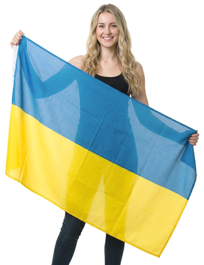 Ukrajinská vlajka z látky 150 x 90 cm 