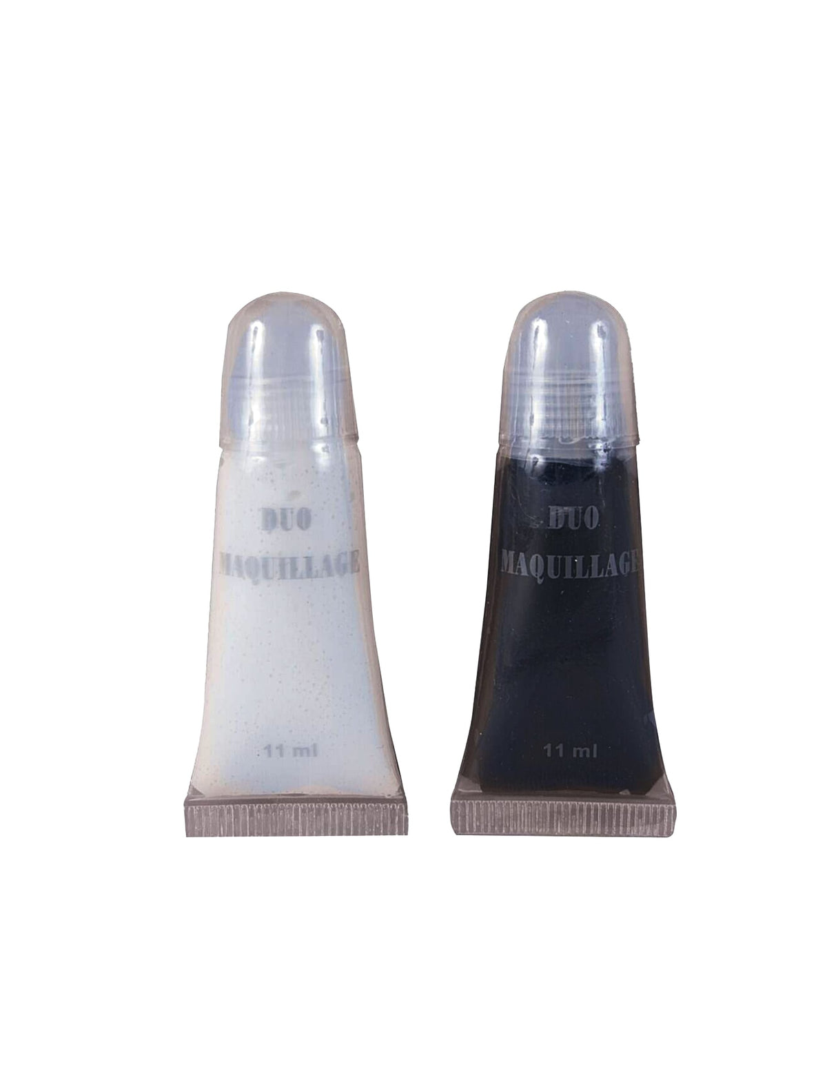 Duo maquillage noir et blanc pour adulte et enfant en tubes de 11ml