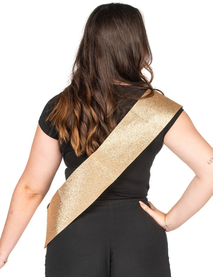 JGA Schärpe Bride to be Accessoire für Damen goldfarben