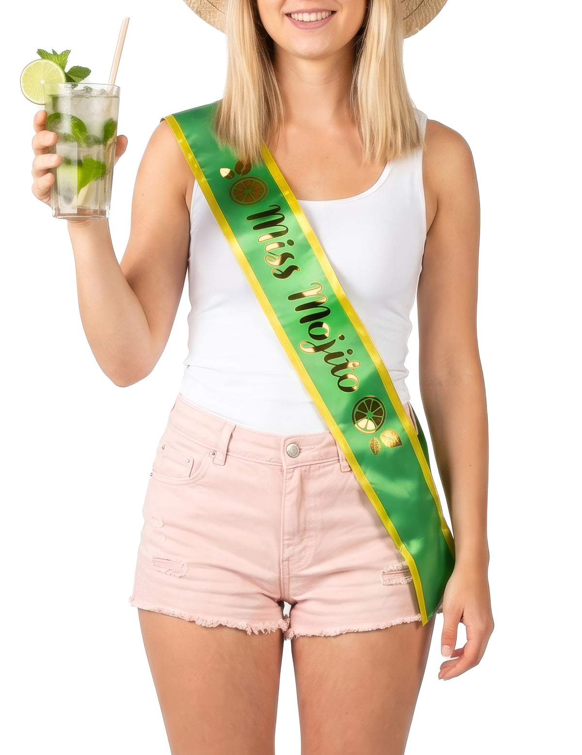 Zelený šátek Miss Mojito pro ženy