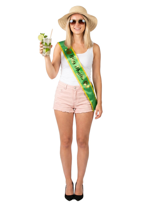 Echarpe Miss Mojito verte femme