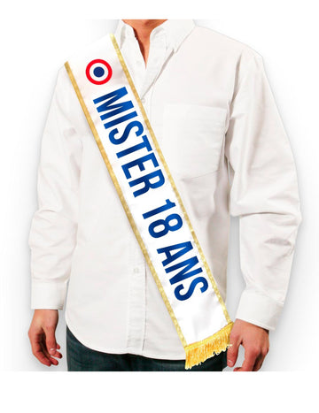 Trikolórní šála Mister 18