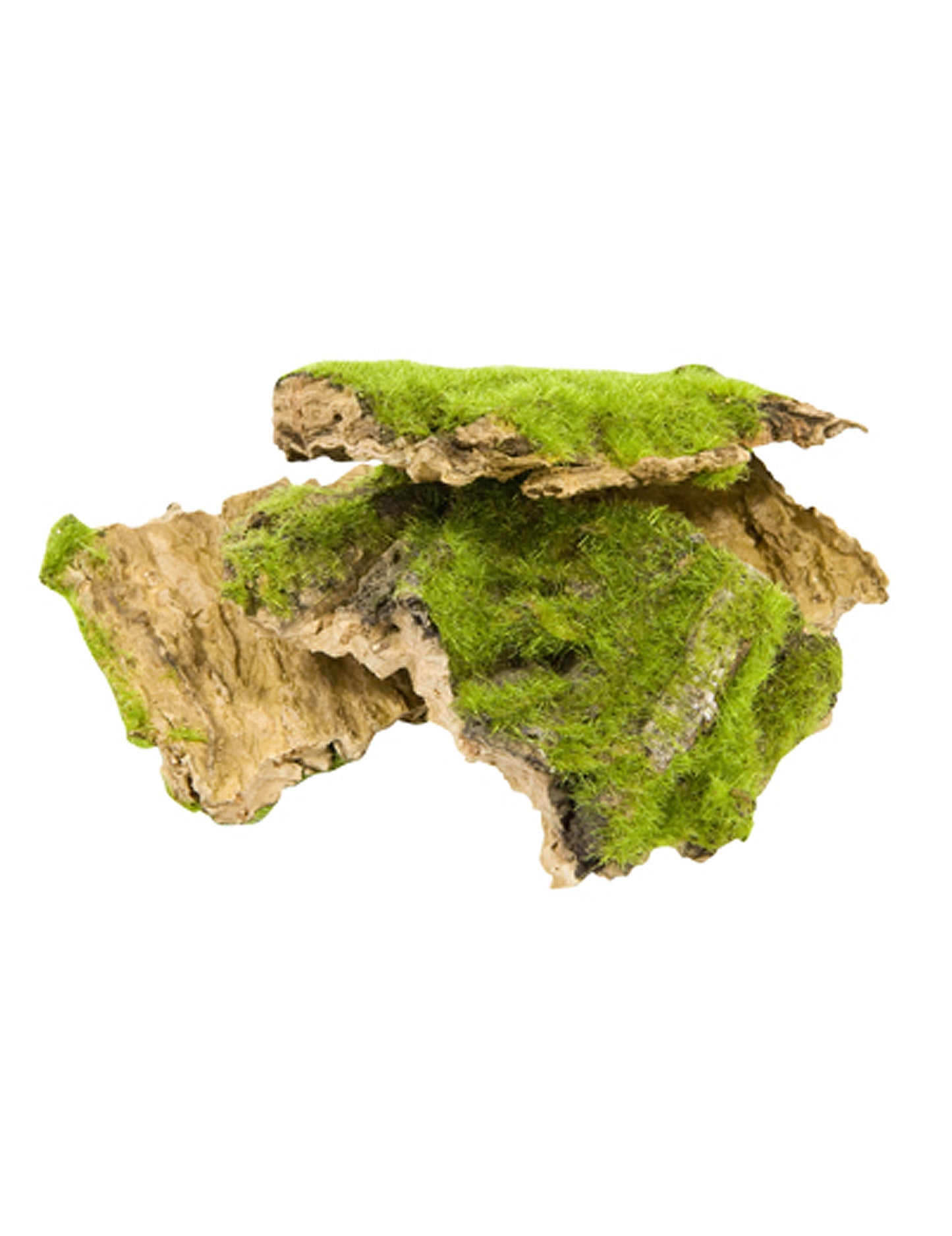 Venkovská dekorace z kůry a syntetického mechu 50 g