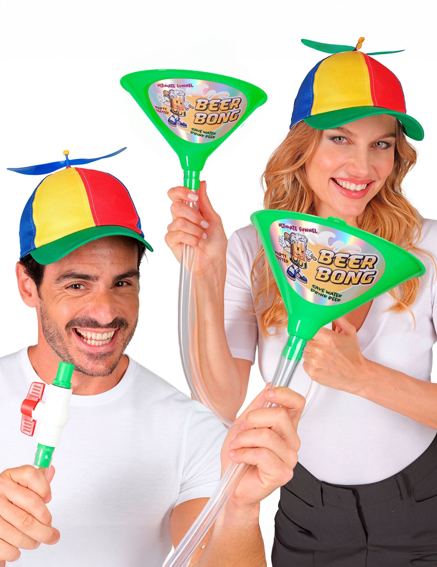 Zelený pivní trychtýř