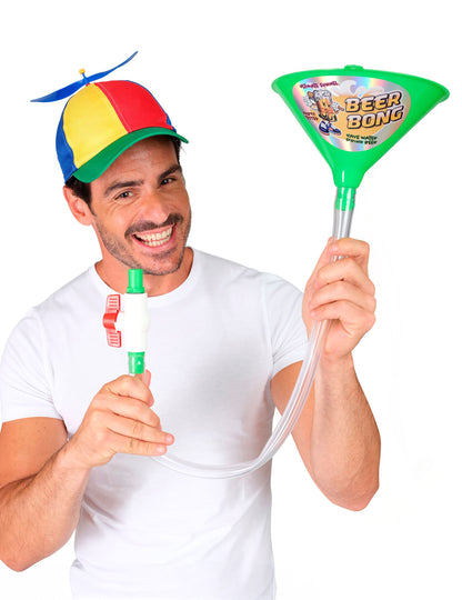 Zelený pivní trychtýř