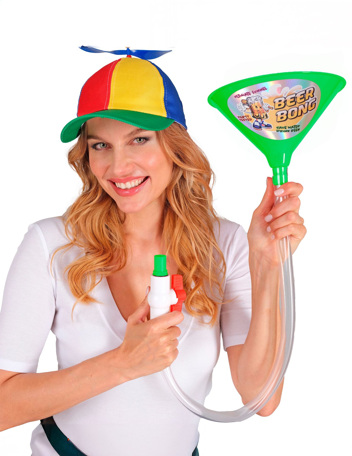 Zelený pivní trychtýř