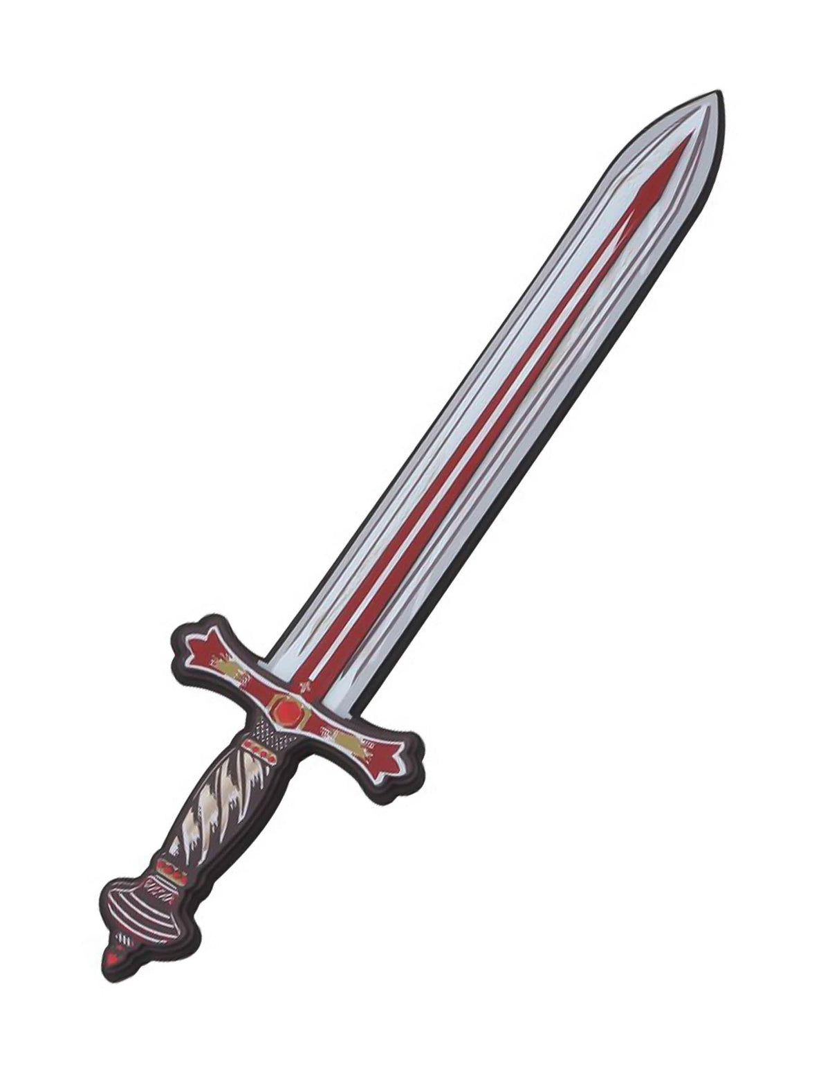 Pěnový rytířský meč s červeným lvem 45 cm