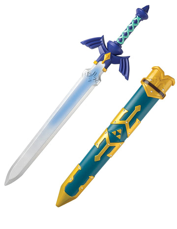 Epée Link - Legend of Zelda pour enfant et adulte bleu et or avec fourreau