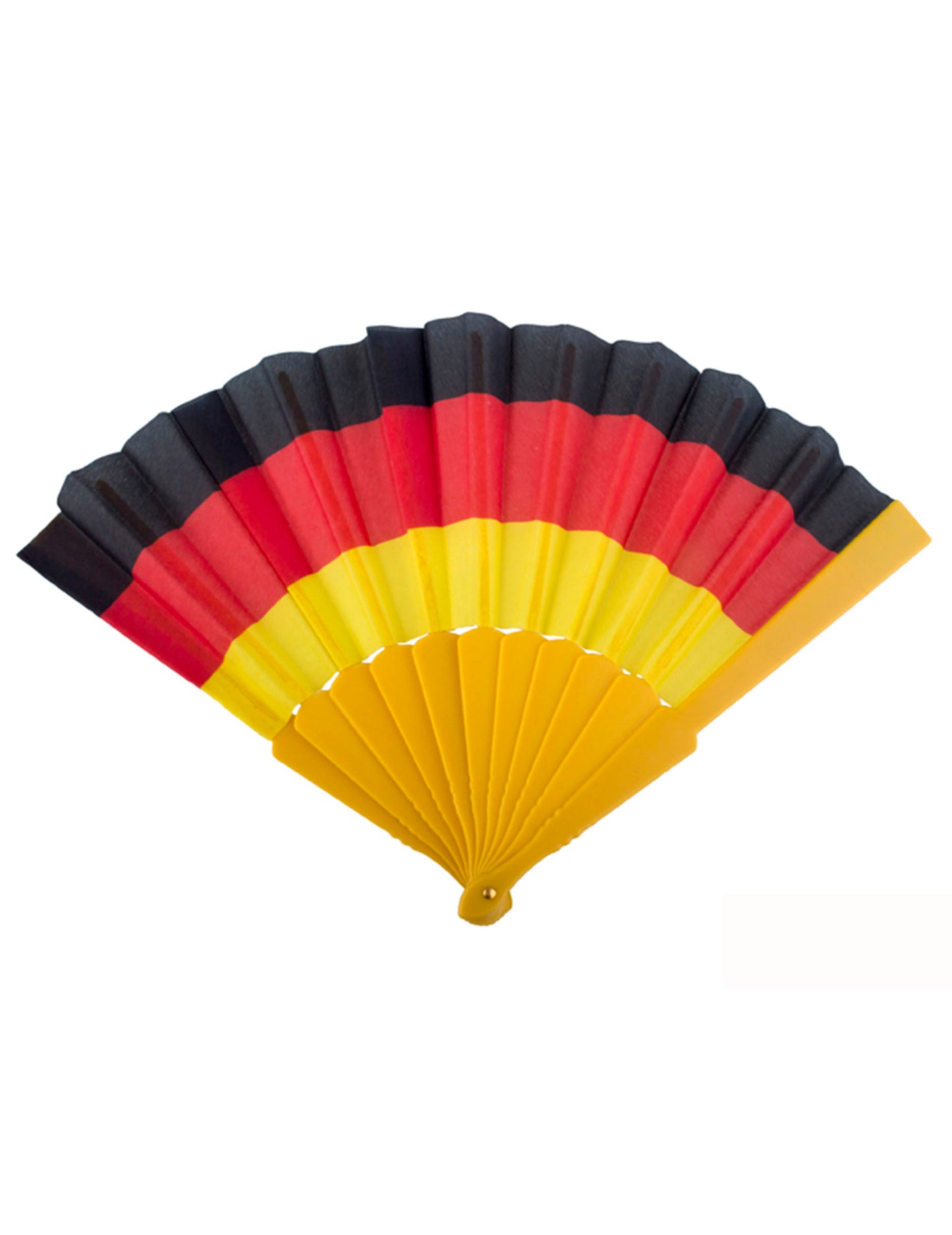 Eventail de supporter Allemagne pour adulte noir rouge et jaune