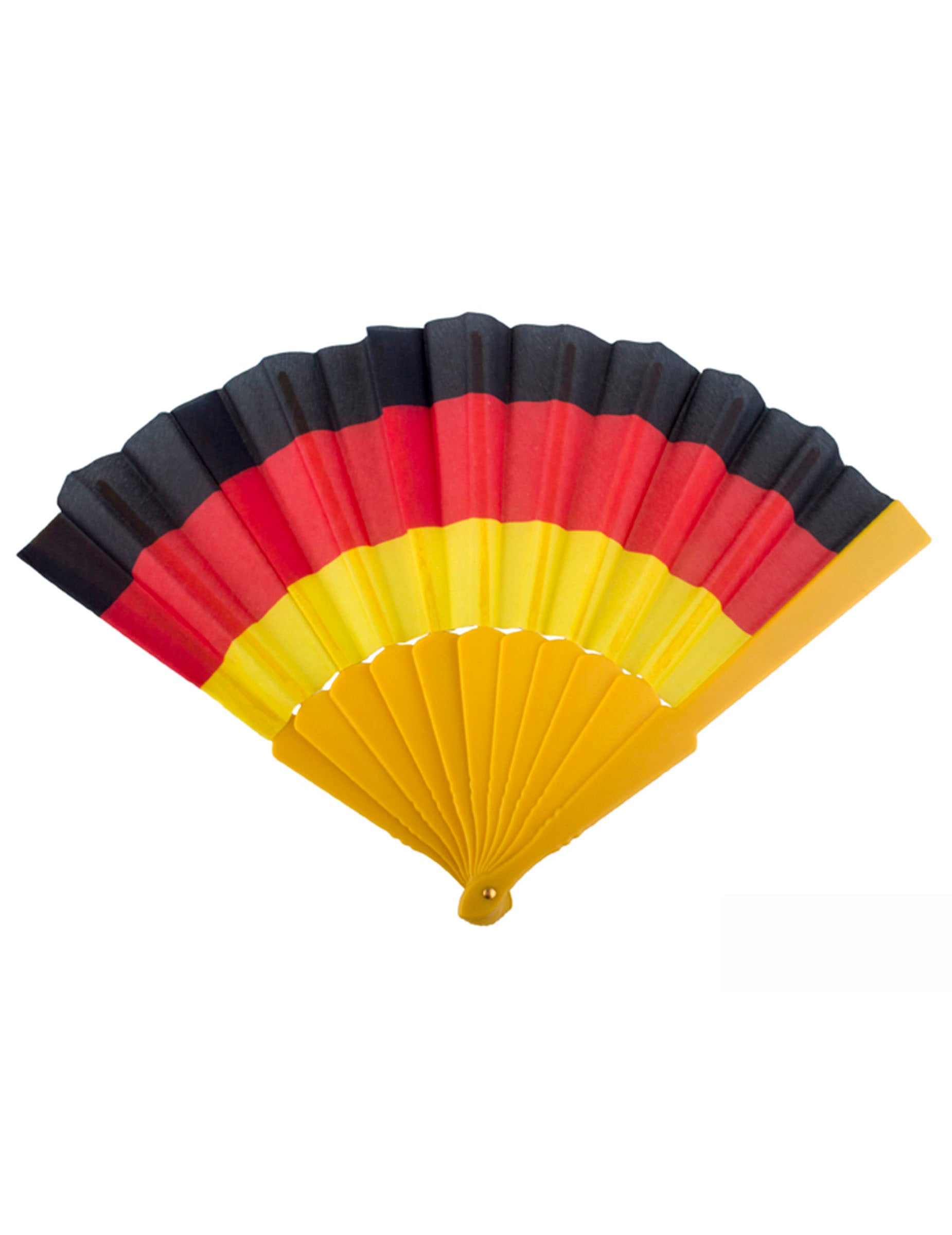 Eventail de supporter Allemagne pour adulte noir rouge et jaune