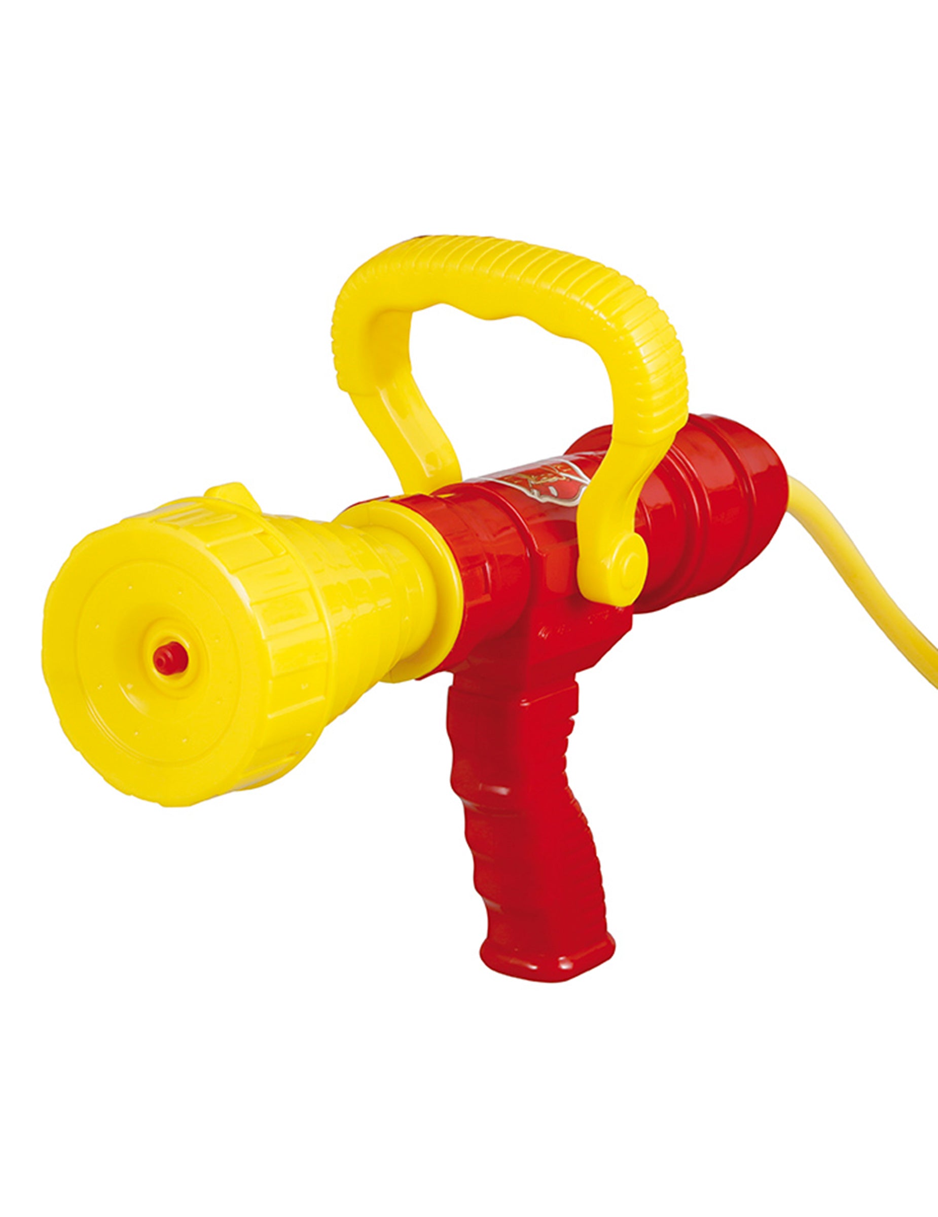 Vue de profil du pistolet de l'extincteur humoristique à boisson Beer King