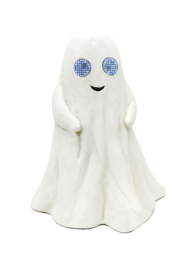 Dekorační duch Summerween z magnezitu s animovanýma LED očima 34,5 x 24 x 42 cm