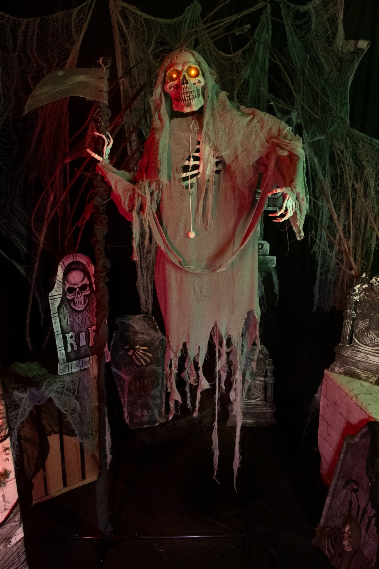 Strašidelný plovoucí sekačka 183 cm