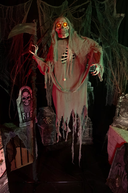 Strašidelný plovoucí sekačka 183 cm