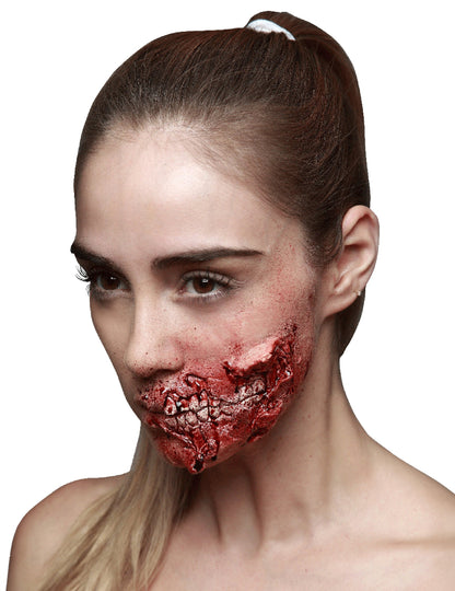 Falešné zranění viditelné zuby pro dospělé Halloween