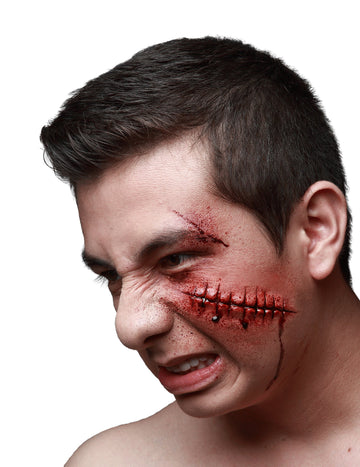 Falešné stehy zranění pro dospělé Halloween