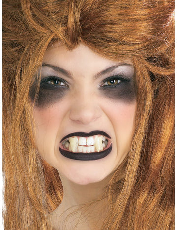 Dospělý bílý upíří falešný špičák