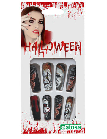 Faux ongles personnages de films d'horreur