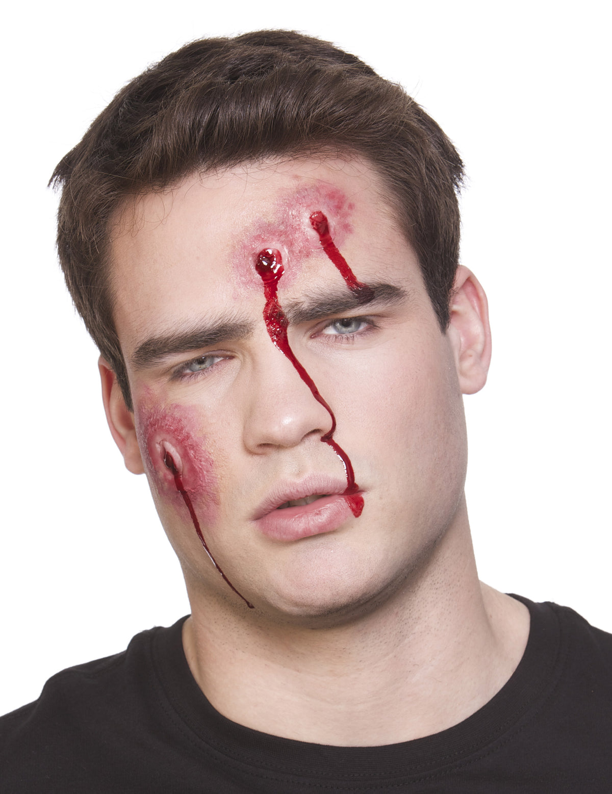 Maquillage d'impacts de balles du faux sang en tube visage et corps pour adulte