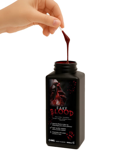 Faux sang qualité effets spéciaux pour adulte rouge foncé