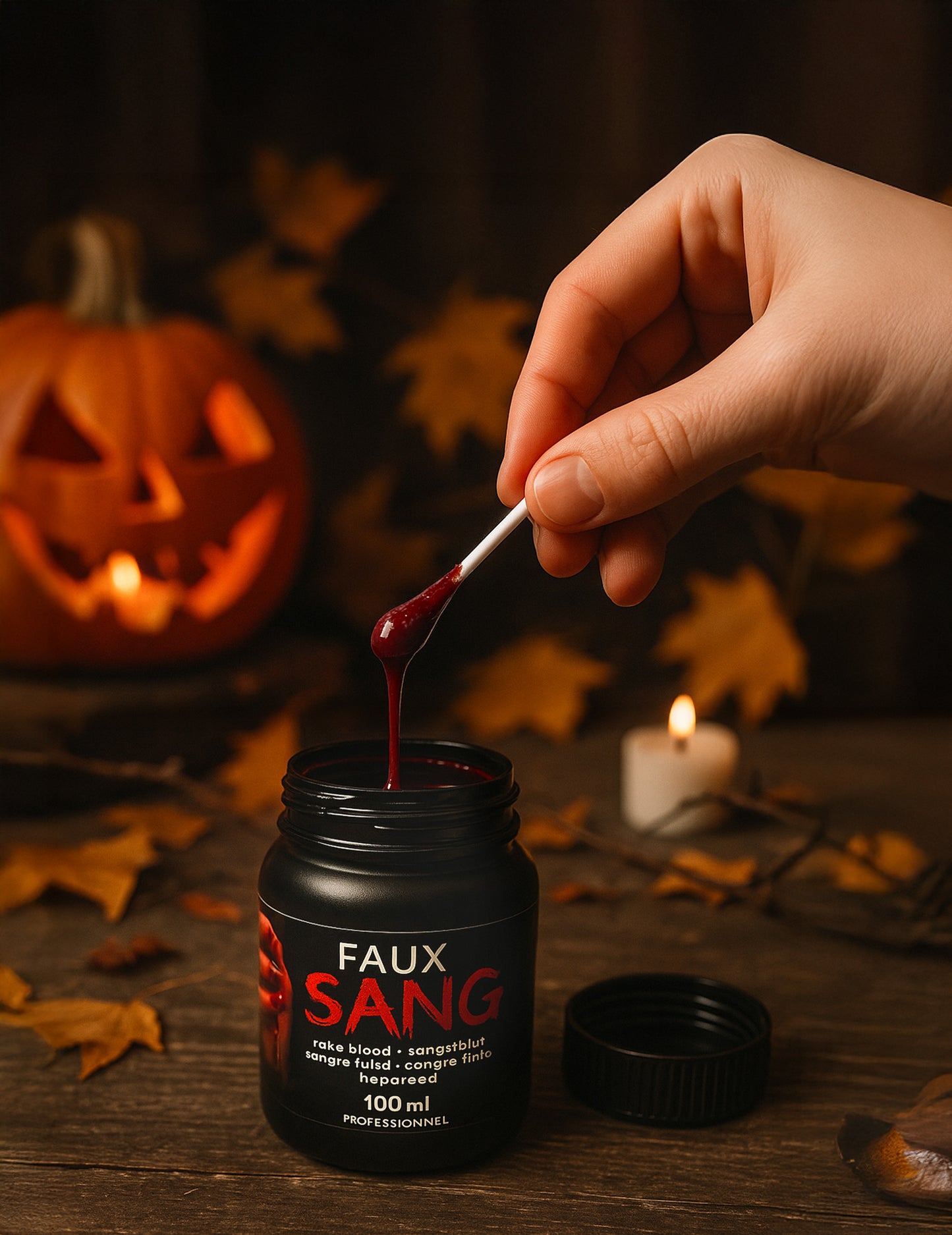 Falešná krev, speciální efekty, tmavě červená, 100 ml