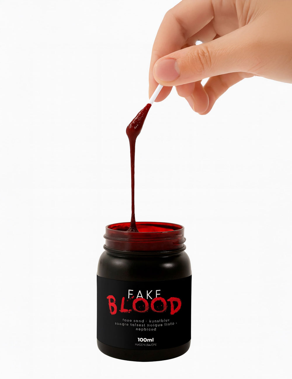 Faux sang qualité effets spéciaux pour adulte rouge foncé 100 ml