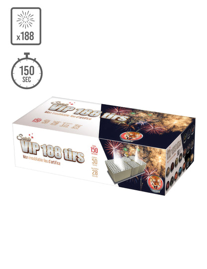 VIP® ohňostroj na večierok 188 výstrelov 150 sek