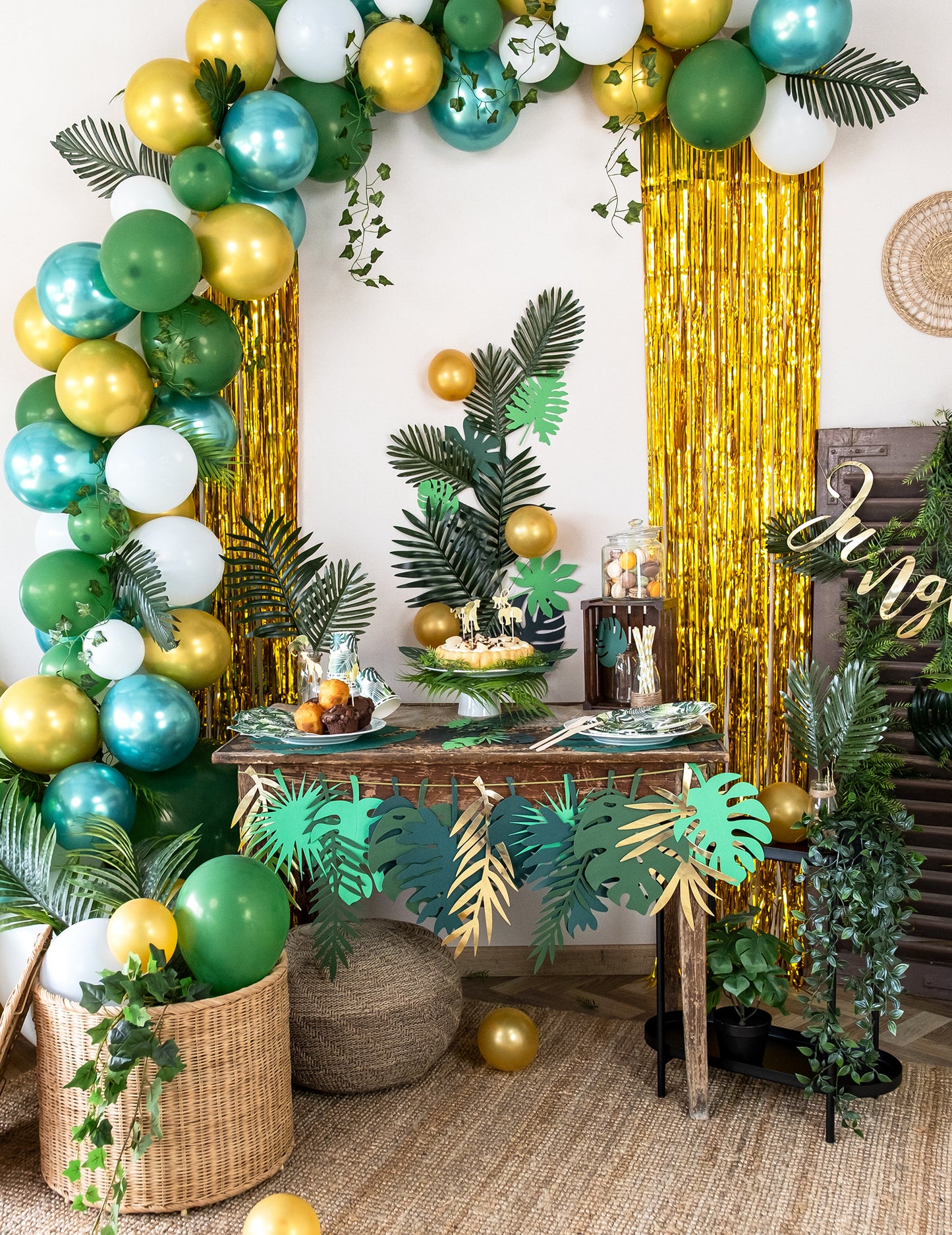 Palmový list Phoenix 60 cm umělá tropická dekorace