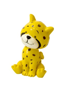 Sedící figurka z gepardí pryskyřice 3.5 cm x3,5 cm