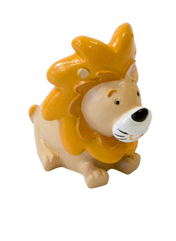 Figurka lva z pryskyřice 4 cm x5,5 cm safari dekorace