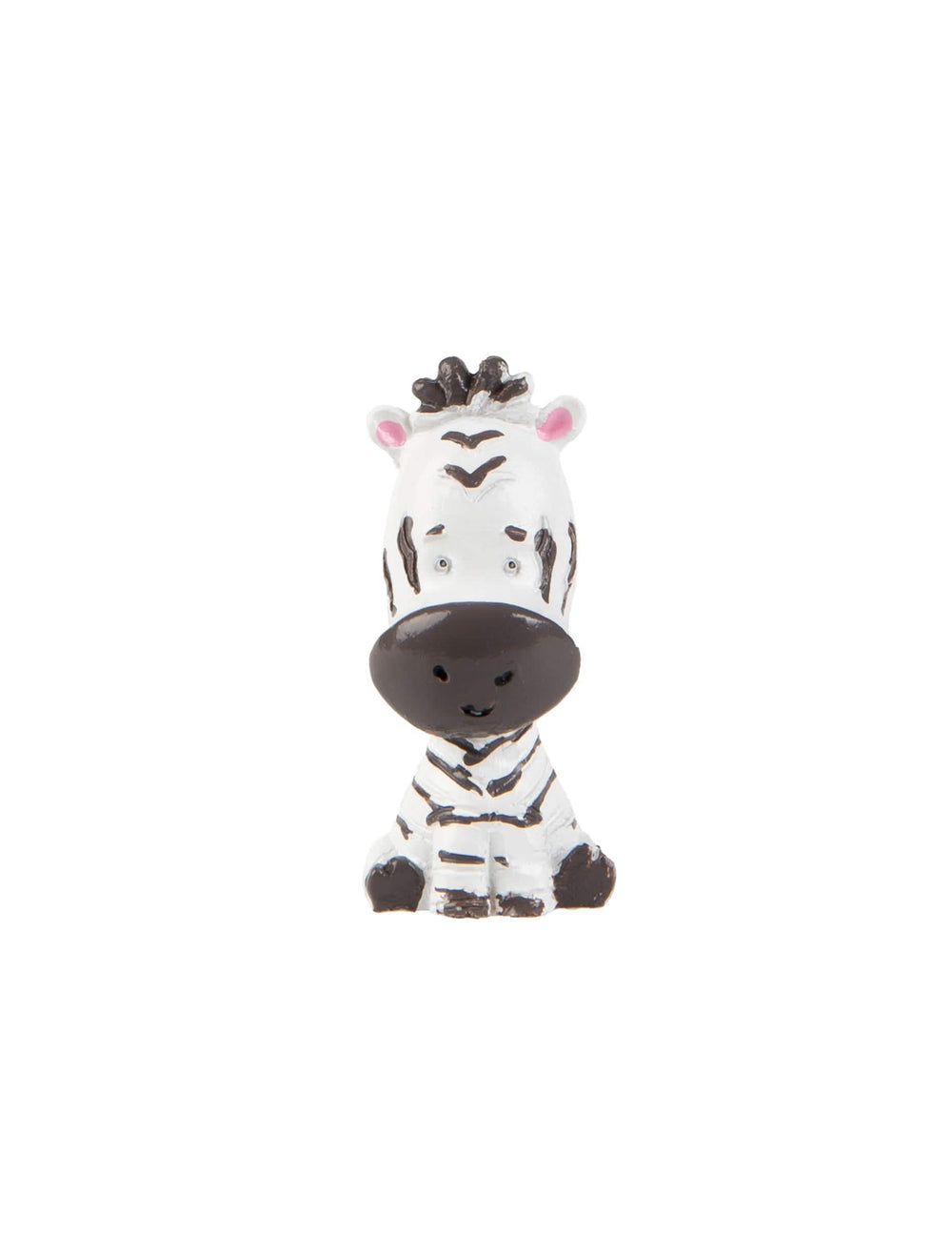 Figurka z pryskyřice dekorativní safari bílá a černá zebra