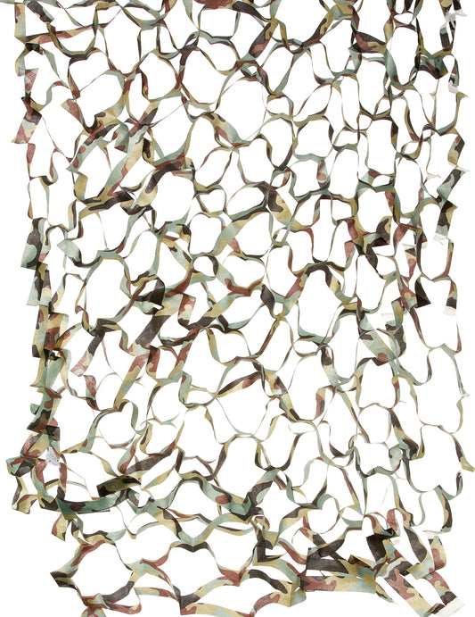 Filet de camouflage pour décoration de fête vert et marron