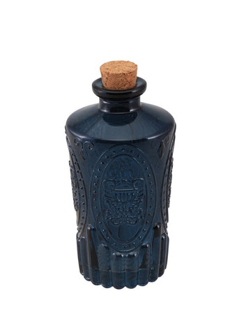 Fiole en verre bleu nuit 13,5 cm