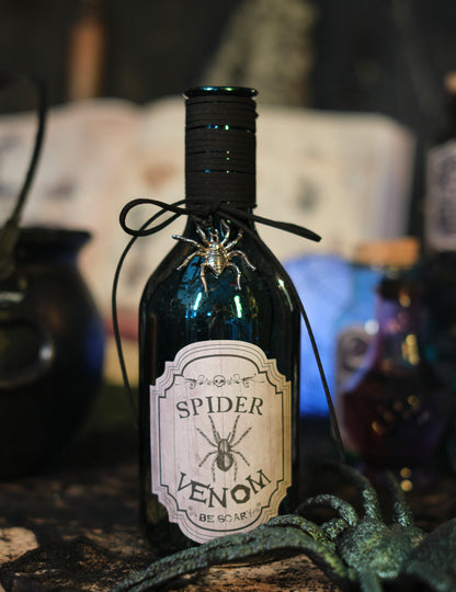 Lahvička s pavoučím jedem 22 cm
