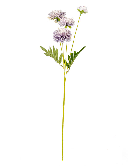 Umělé květy cínie šeříku na stonku 61 cm venkovská výzdoba