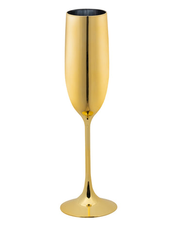 Zlatá sklenice na šampaňské - 12,5 cl