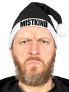 Bonnet de Noël humoristique MISTKIND pour adulte noir et blanc