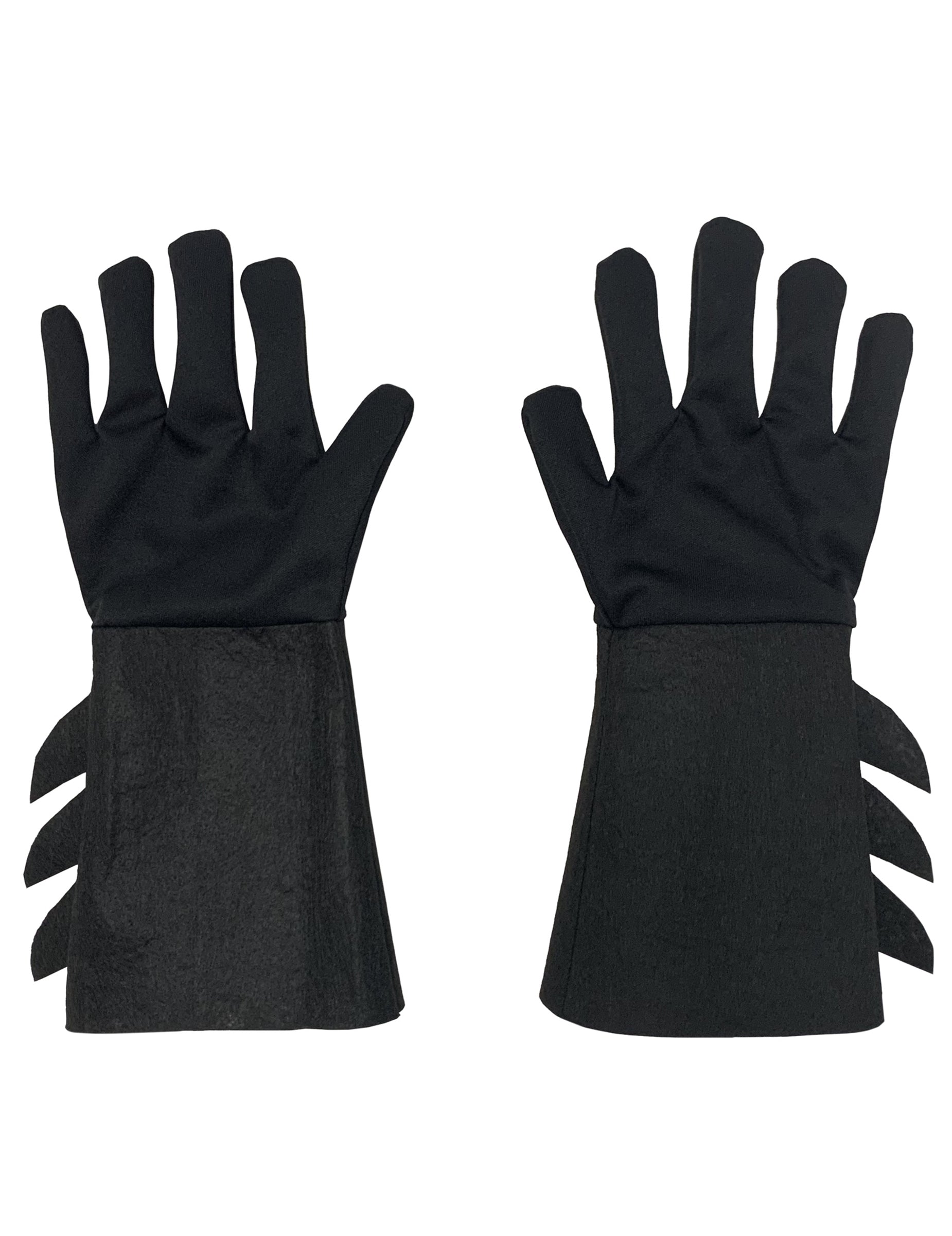 Gants Batman pour adulte noirs avec ailerons