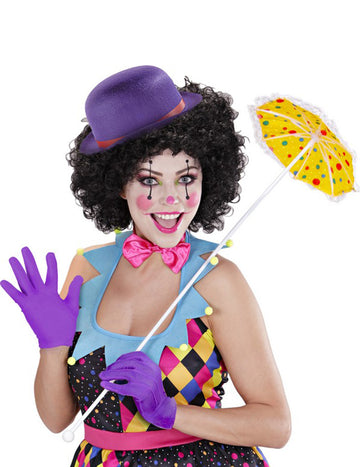 Dospělé fialové krátké rukavice