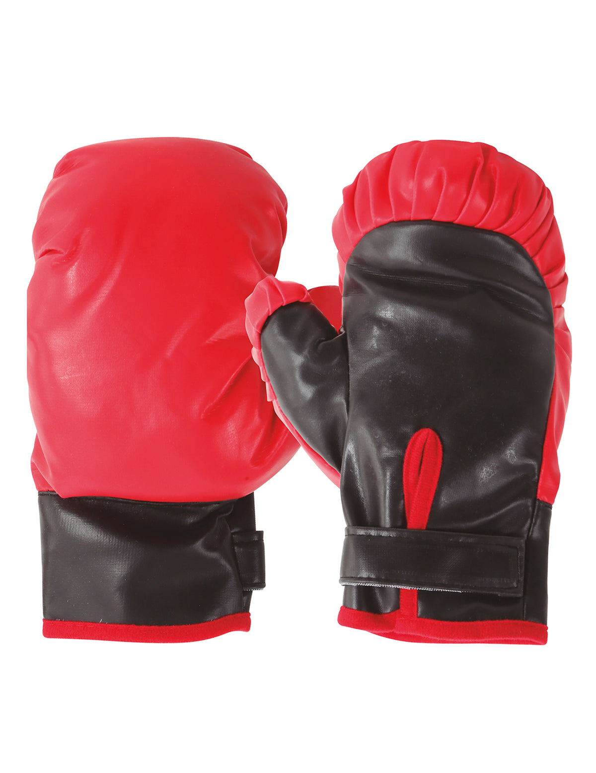 Vue de face et de l'intérieur des gants de boxe pour enfant