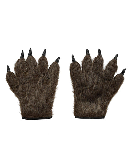 Vue du dos des gants mains de monstre Halloween
