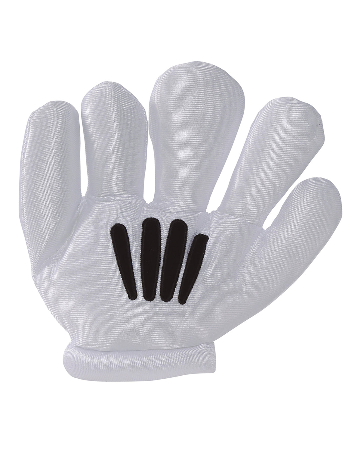 Vue de face d'un gant des gants mains géantes de souris pour adulte