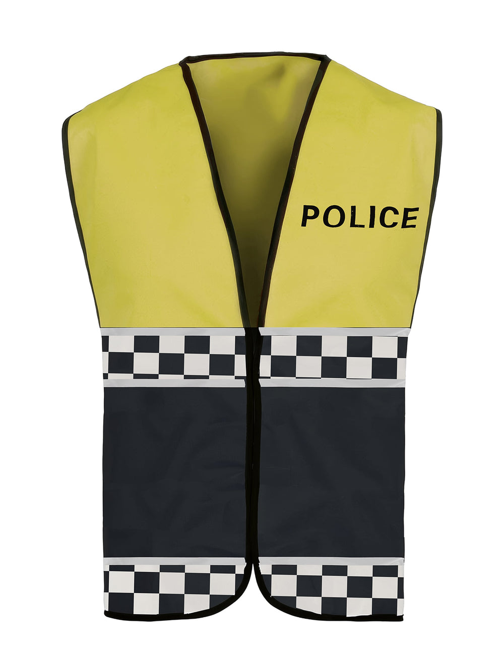 Vue de face du gilet de policier pour adulte