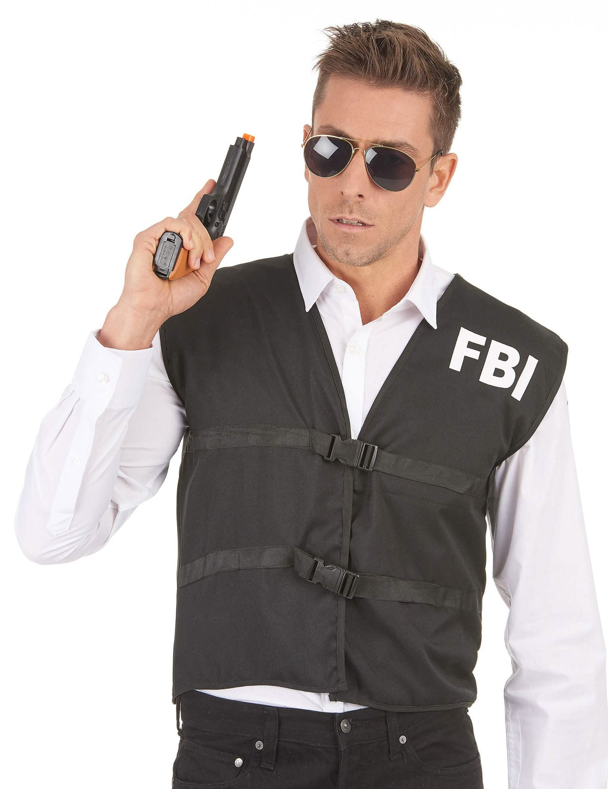 Vesta FBI pro dospělého černá