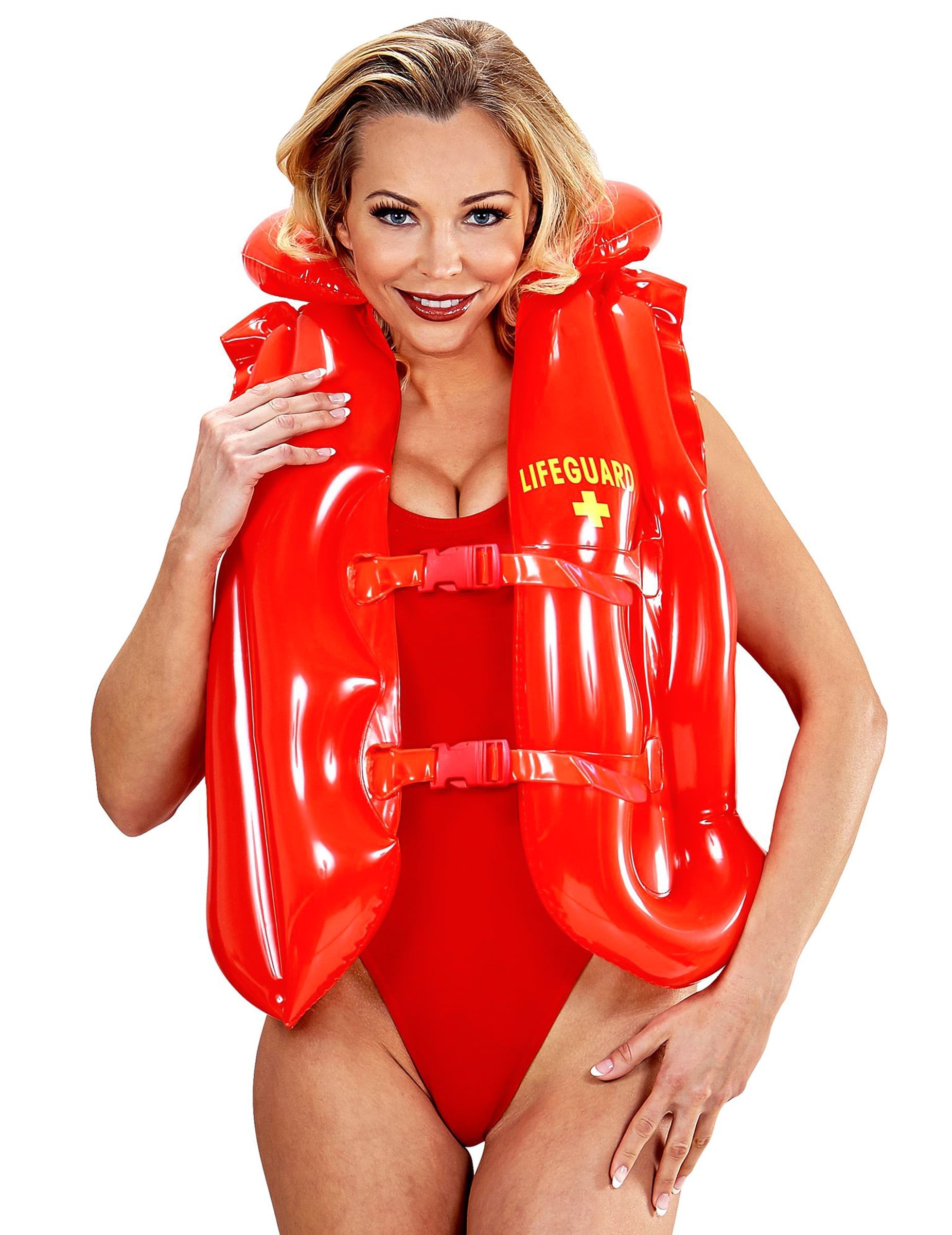 Vue de face du gilet de sauvetage gonflable Lifeguard
