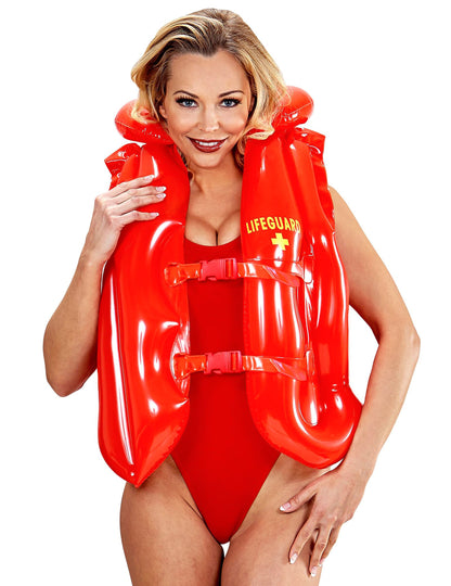 Vue de face du gilet de sauvetage gonflable Lifeguard
